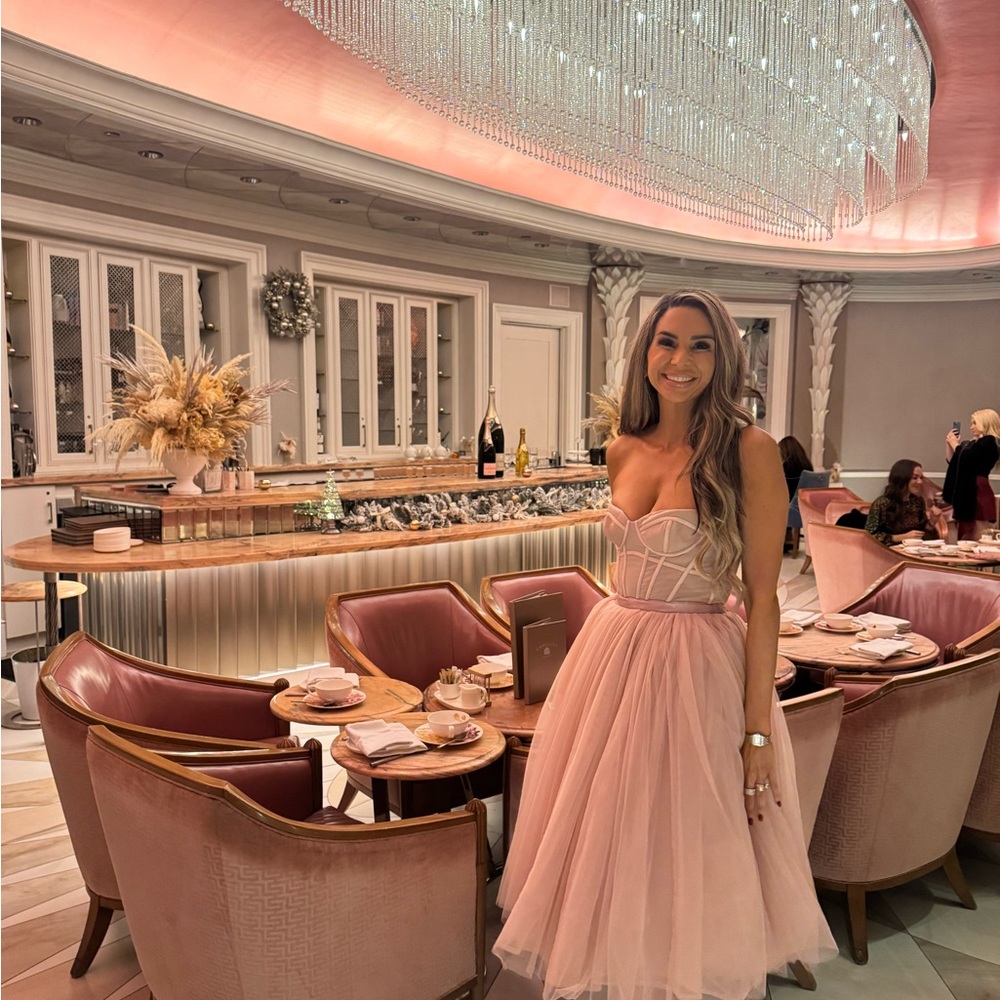 House of CB Pink Midi Dress